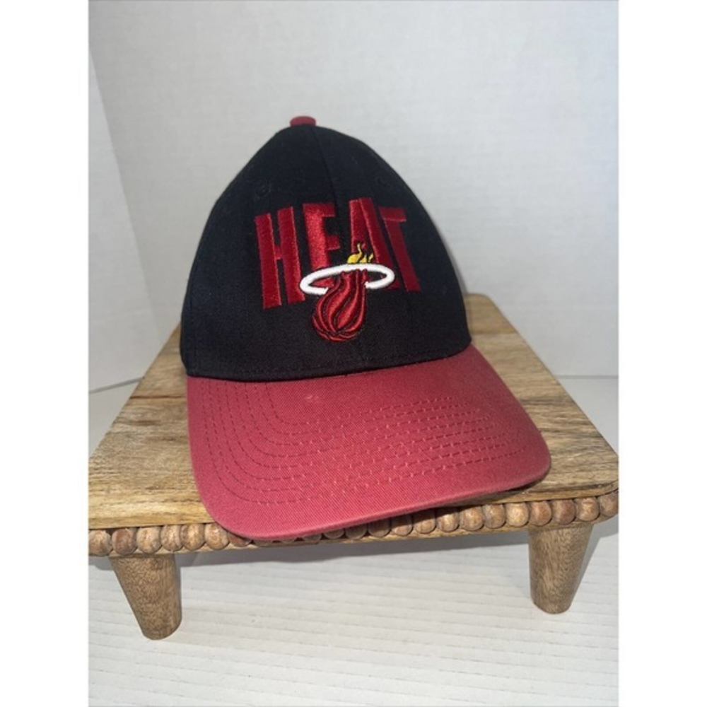 NBA Miami Heat NBA Elevation Youth Structured‎ Curved Brim Adjustable Cap Hat